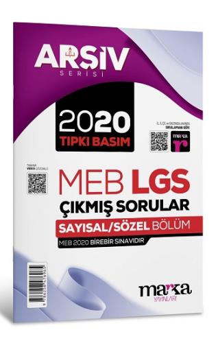 2020 LGS 8. Sınıf ARŞİV Serisi Tıpkı Basım Çıkmış Sorular Tamamı Video