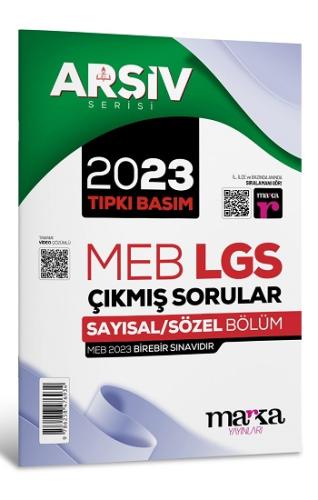 2023 LGS 8. Sınıf ARŞİV Serisi Tıpkı Basım Çıkmış Sorular Tamamı Video