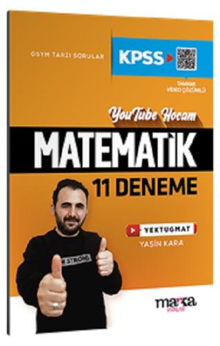 2024 KPSS Matematik 11 Deneme Tamamı Video Çözümlü Yektugmat (Ciltli)