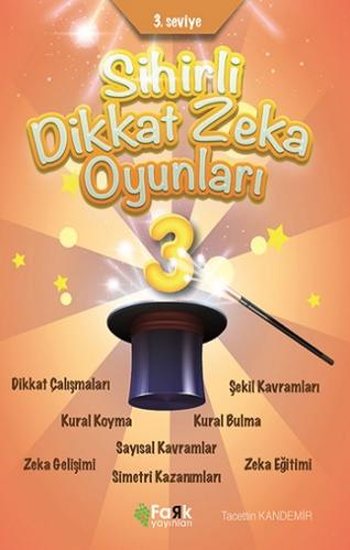 3. Seviye -Sihirli Dikkat Zeka Oyunları 3 (İlkokul)