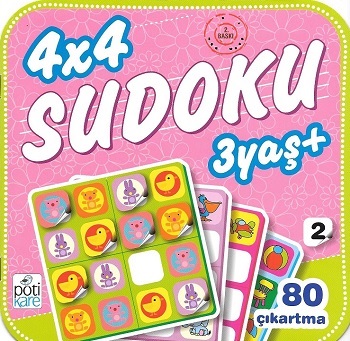 4 x 4 Sudoku – 2 (3 Yaş +)