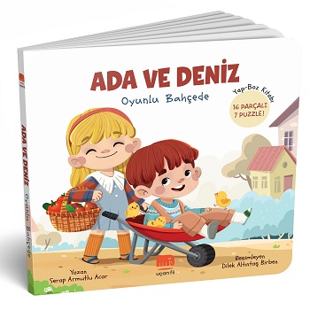 Ada ve Deniz Oyunlu Bahçede (Ciltli)