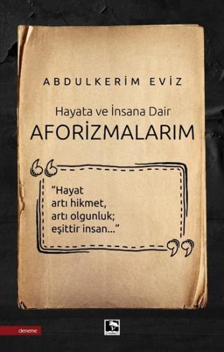 Aforizmalarım