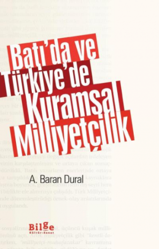 Batı'da ve Türkiye'de Kuramsal Milliyetçilik