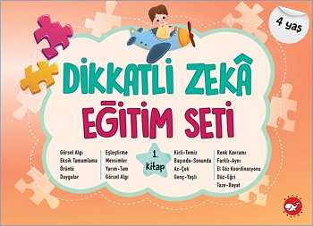 Dikkatli Zeka Eğitim Seti 1. Kitap (4 Yaş)