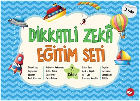 Dikkatli Zeka Eğitim Seti 2. Kitap- 3 Yaş