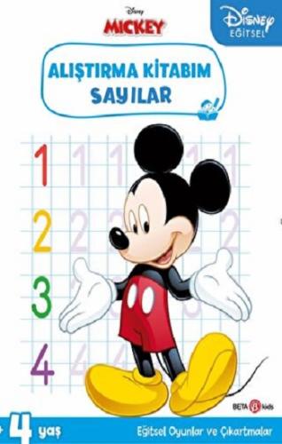 Disney Eğitsel Çıkartmalı Mickey Alıştırma Kitabım Sayılar