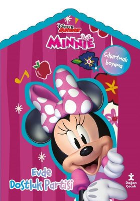 Disney Minnie Evde Çıkartmalı Boyama Kitabı