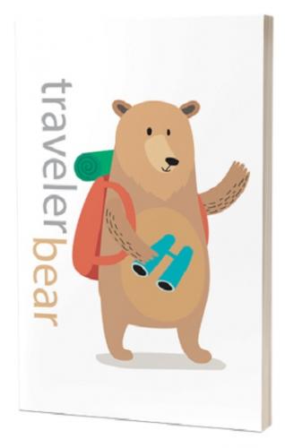 Gezgin Hayvanlar Ayı traveler Bear (Süresiz Ajanda)