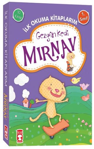 Gezgin Kedi Mırnav İlk Okuma Kitaplarım Set (10 Kitap)