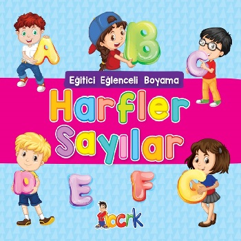 Harfler Sayılar - Eğitici Eğlenceli Boyama