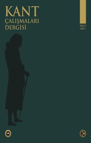 Kant Çalışmaları Dergisi Sayı 1