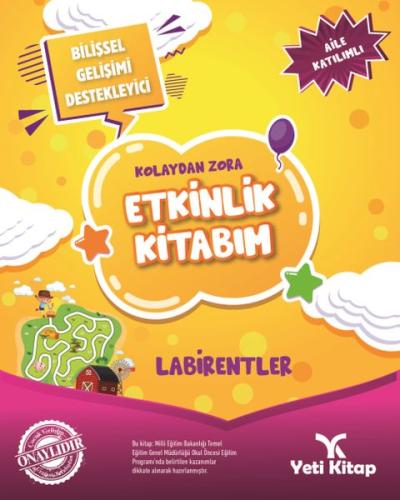 Kolaydan Zora Etkinlik Kitabım - Labirentler