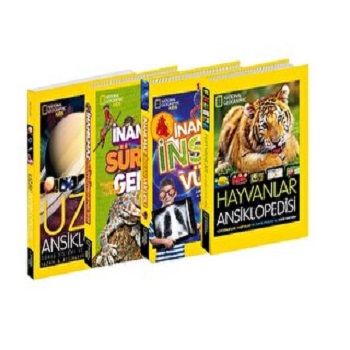 National Geographic Kids Ansiklopedi Seti-4 Kitap Takım