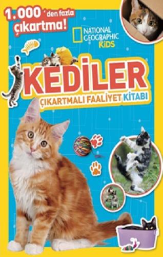 National Geographic Kids Kediler Çıkartmalı Faaliyet Kitabı