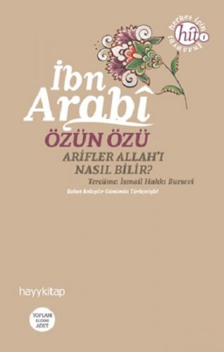 Özün Özü İbn Arabi