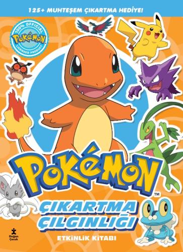 Pokemon - Charmander Çıkartma Çılgınlığı Etkinlik Kitabı