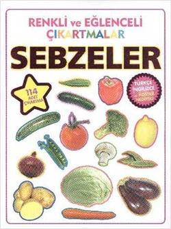 Renkli ve Eğlenceli Çıkartmalar - Sebzeler (Vegetables)