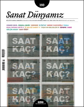 Sanat Dünyamız 193 / Mart – Nisan 2023