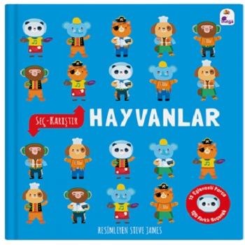 Seç – Karıştır : Hayvanlar (15 Eğlenceli Parça, 120 Farklı Seçenek) (C